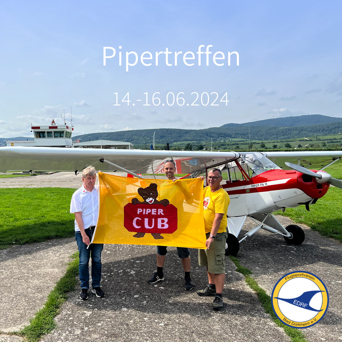 Pipertreffen 2024 auf dem Flugplatz Bad Dürkheim