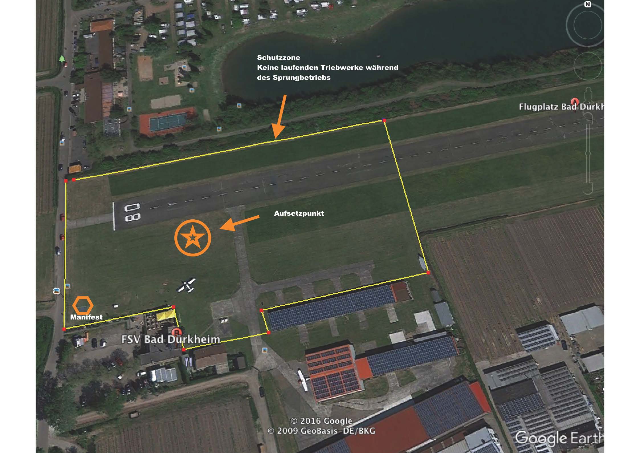 Sprungzone Flugplatz Bad Dürkheim