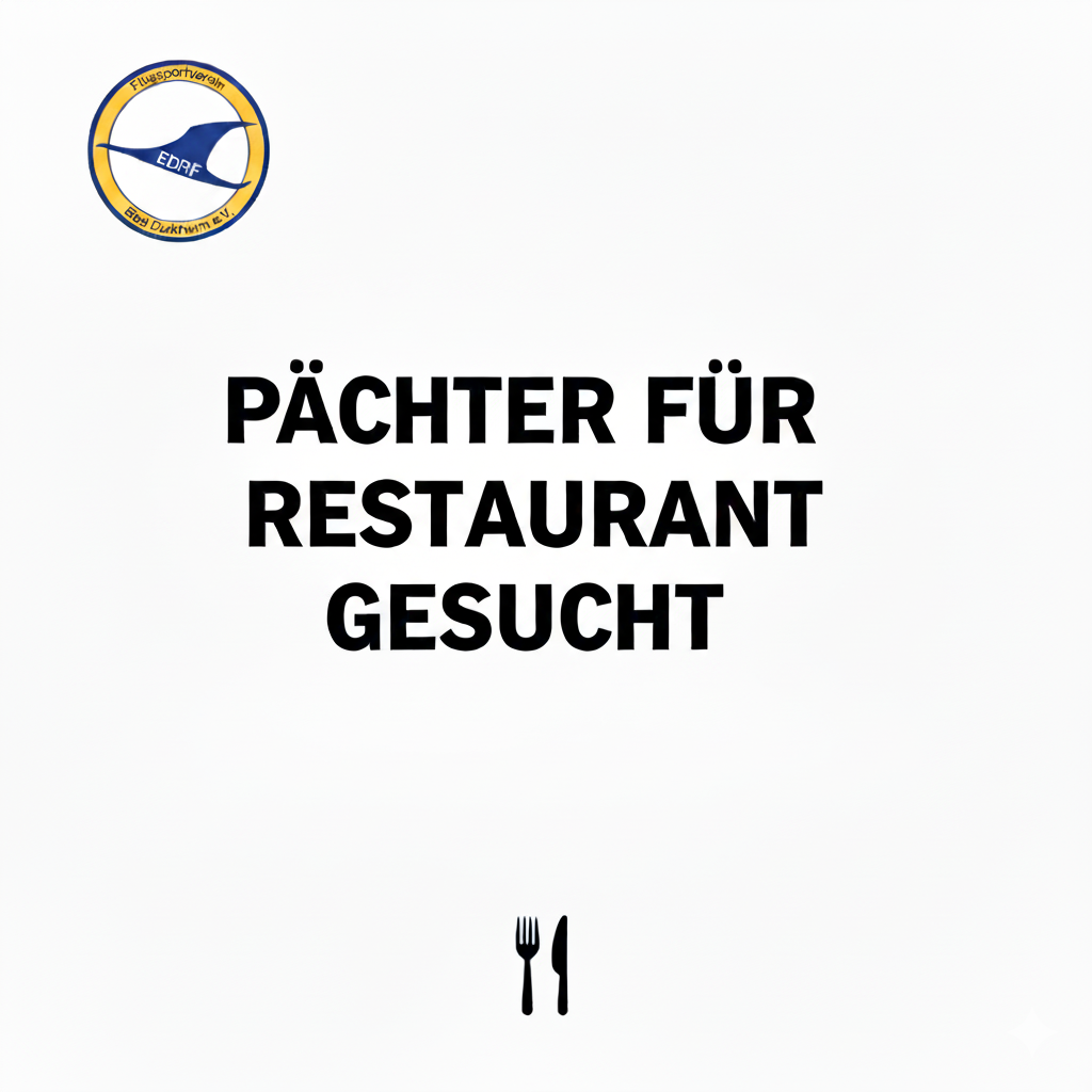 Restaurant "Am Flugplatz" zu verpachten