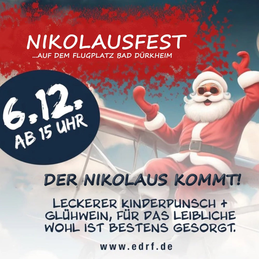 Nikolausfest auf dem Flugplatz