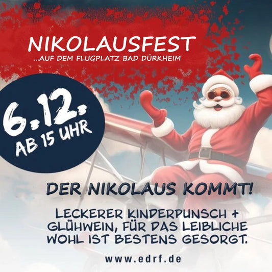 Nikolausfest auf dem Flugplatz